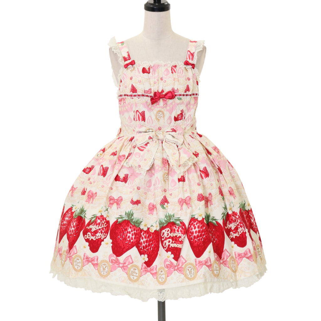 ♪*様 Melty Berry Princessシャーリングジャンパースカート USED】Melty Berry Princessジャンパースカート | Angelic Pretty