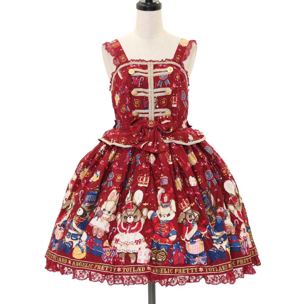 Angelic Pretty Merry Bunny　ジャンスカ USED】Merry Bunnyジャンパースカート | Angelic Pretty