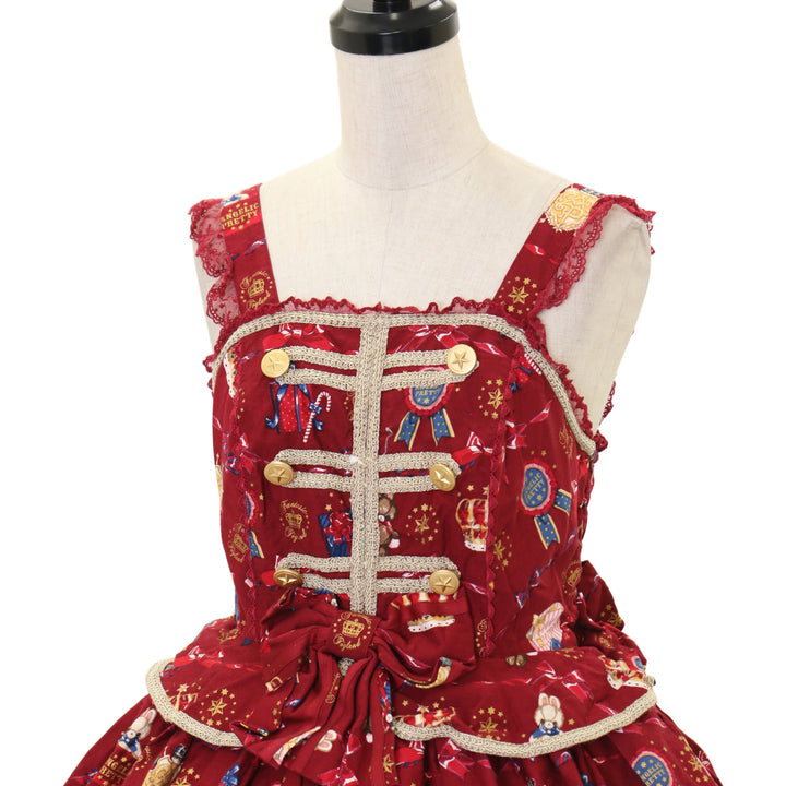 Angelic Pretty Merry Bunny　ジャンスカ USED】Merry Bunnyジャンパースカート | Angelic Pretty