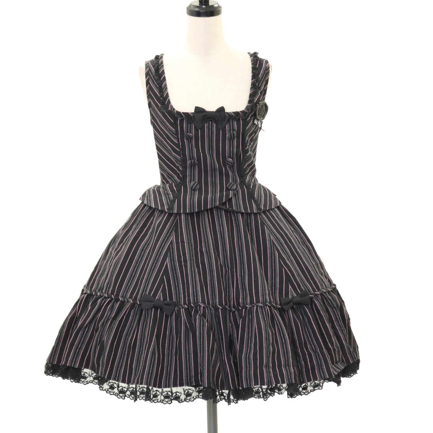 【USED】Letterレジメンジャンパースカート | Angelic Pretty | ロリータ ゴスロリブランド服・古着の通販はワンダーウェルト