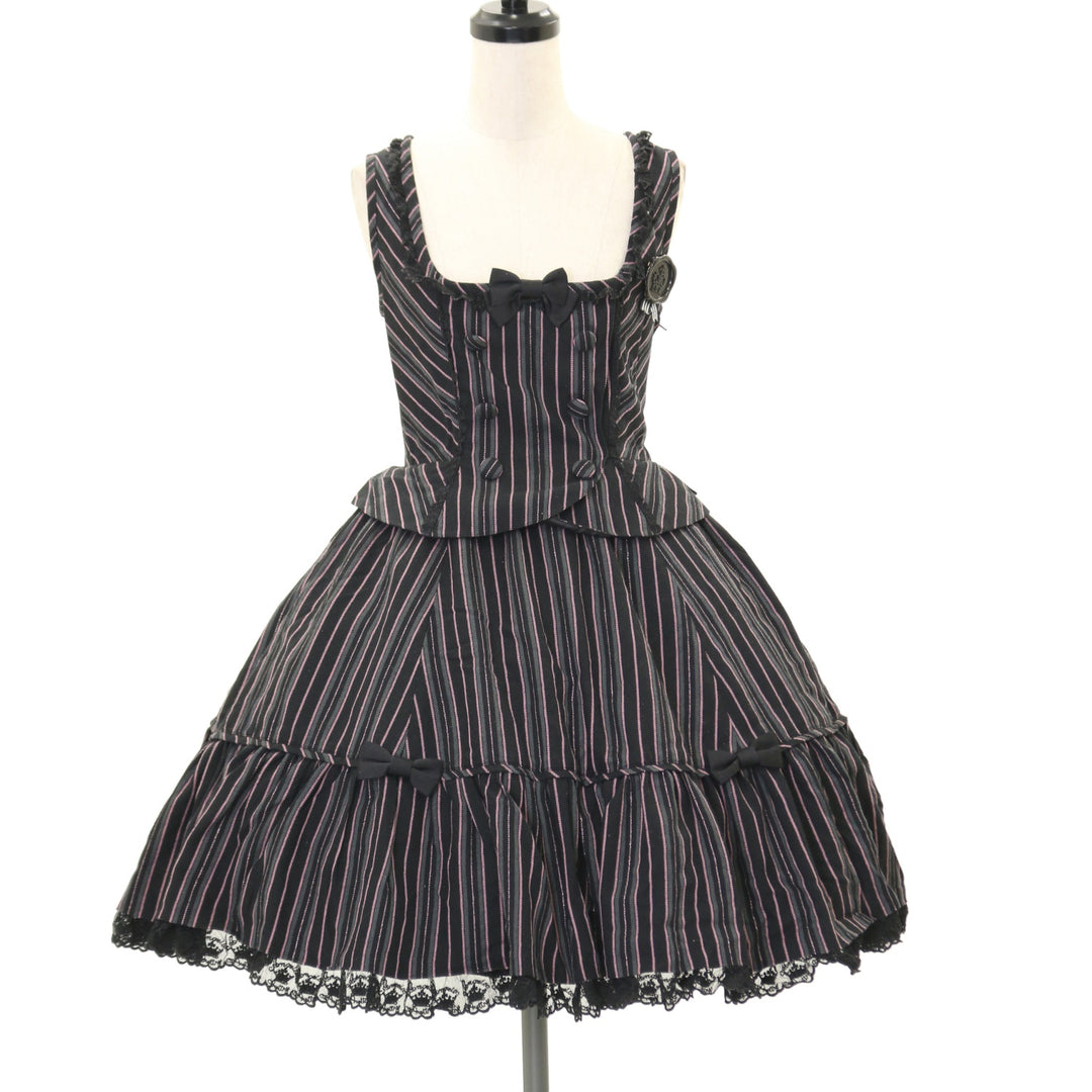 USED】Letterレジメンジャンパースカート | Angelic Pretty USED】Letterレジメンジャンパースカート | Angelic Pretty