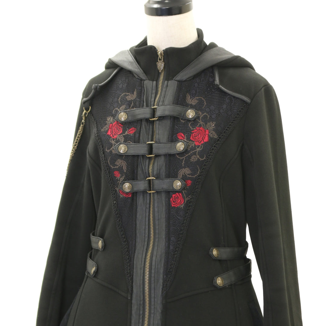 USED】ONESTE 薔薇刺繍ロングパーカー | Ozz On Wunderwelt Online