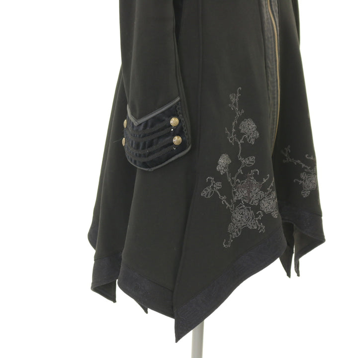 USED】ONESTE 薔薇刺繍ロングパーカー | Ozz On Wunderwelt Online