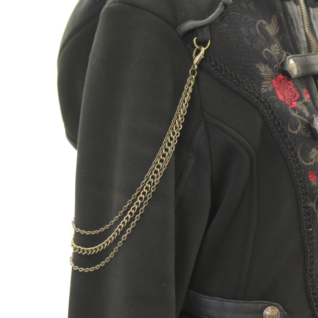 USED】ONESTE 薔薇刺繍ロングパーカー | Ozz On | ロリータ ゴスロリ