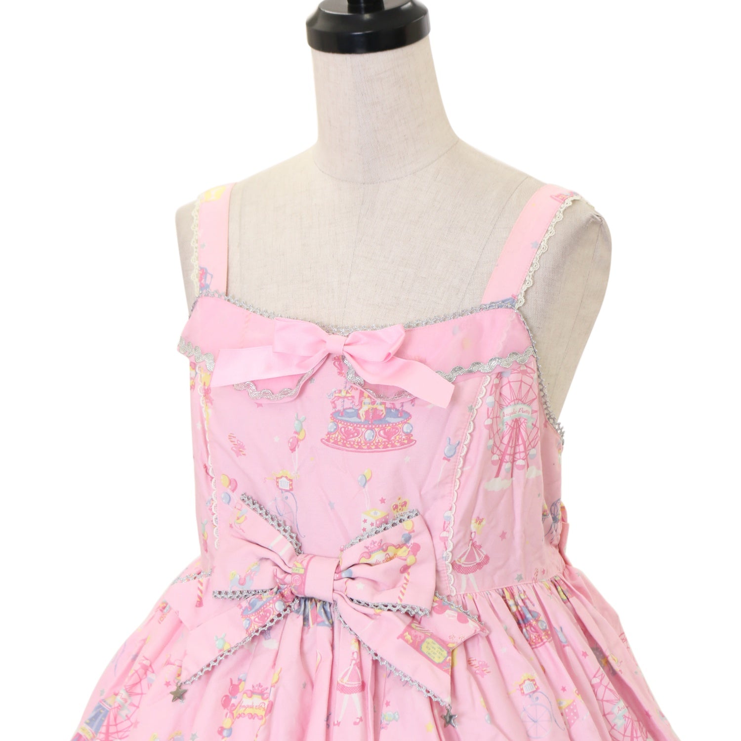 USED】magical étoileハイウエストジャンパースカート | Angelic USED】magical étoileハイウエストジャンパースカート | Angelic