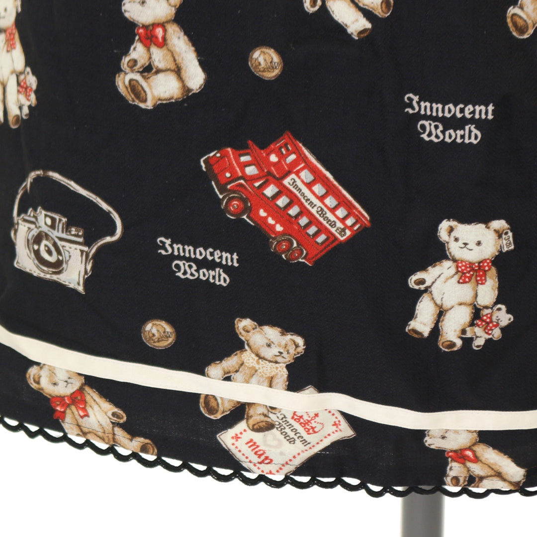 USED】ロンドンベアーハイウエストジャンパースカート | Innocent