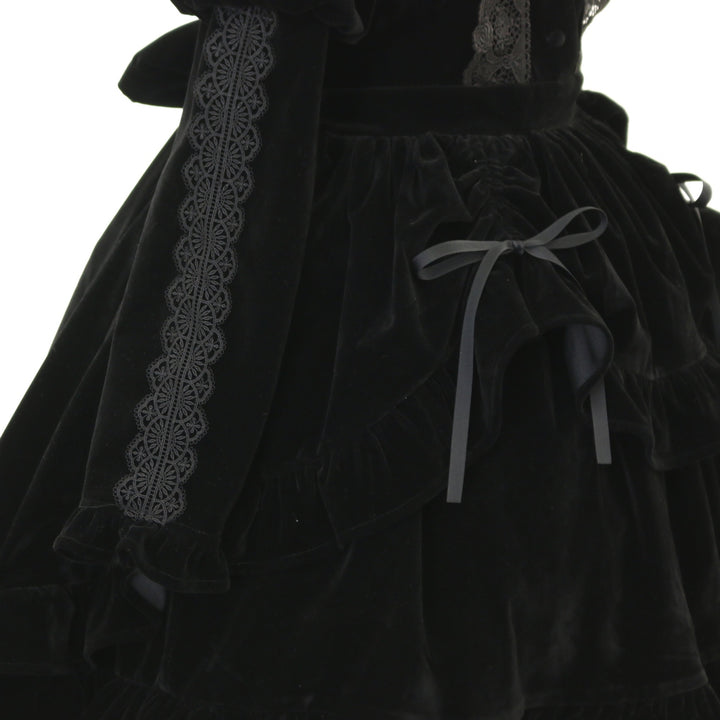 USED】【Mサイズ】ベルベットドールワンピース | Chalmiere | ロリータ