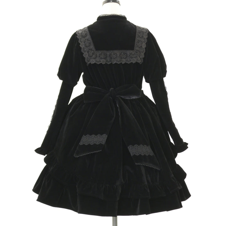 USED】【Mサイズ】ベルベットドールワンピース | axes femme