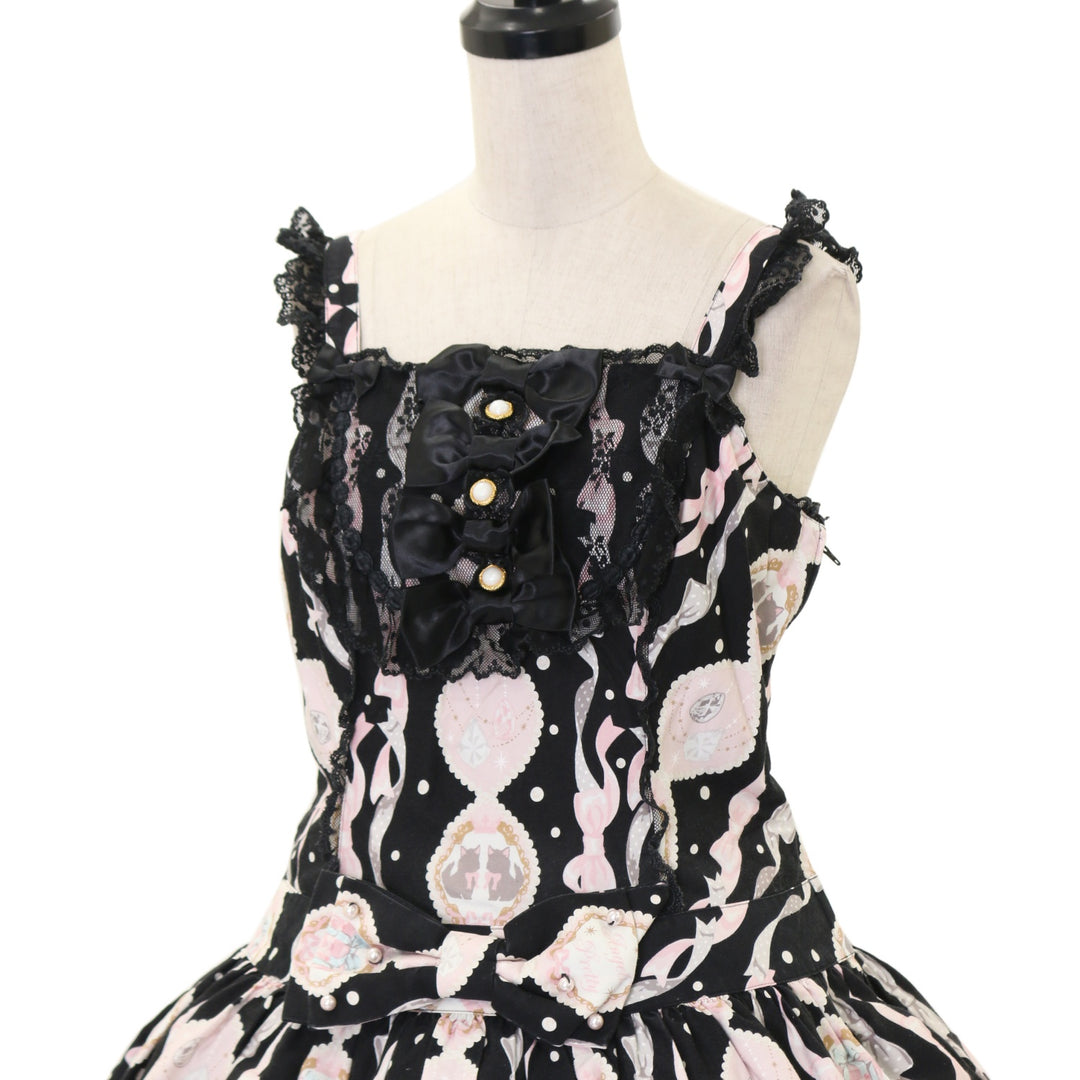 USED】Dolly Cat ローウエストジャンパースカート| Angelic Pretty