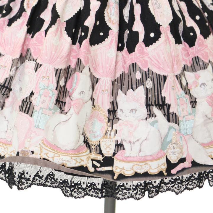 USED】Dolly Cat ローウエストジャンパースカート| Angelic Pretty