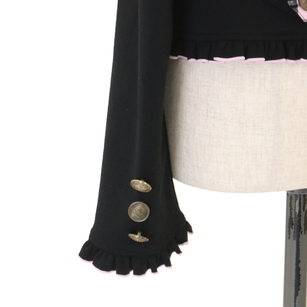 プトマヨ フリル コーデュロイジャケット デッドストック品 putumayo USED】【中二病でも恋がしたい！戀コラボ】凸守早苗 フリルジャケット