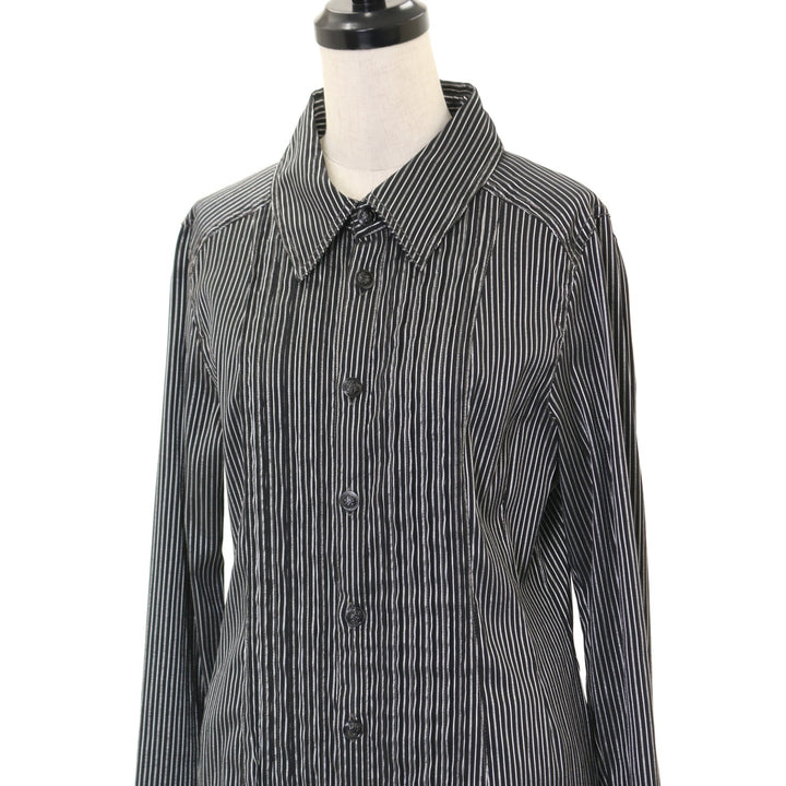 USED】ストライプシャツブラウス | ALGONQUINS | ロリータ ゴスロリ