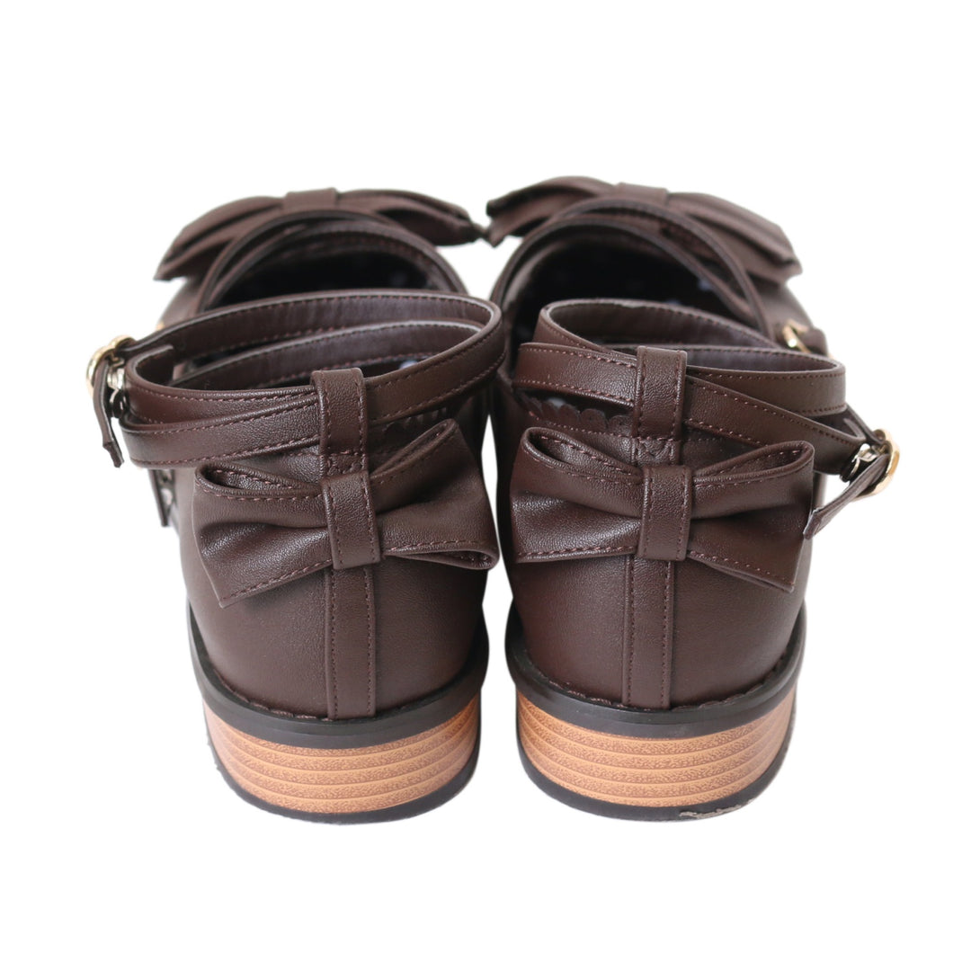 Angelic Pretty Tea Partyシューズ　ゴールド　LL Angelic Pretty Gold LL Tea Party Shoes - NWT - Shoes - Lace
