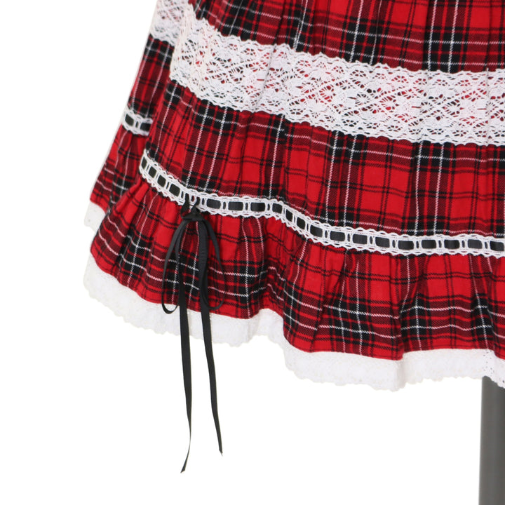 Moonrise Theater タータンチェック ティアードスカート
