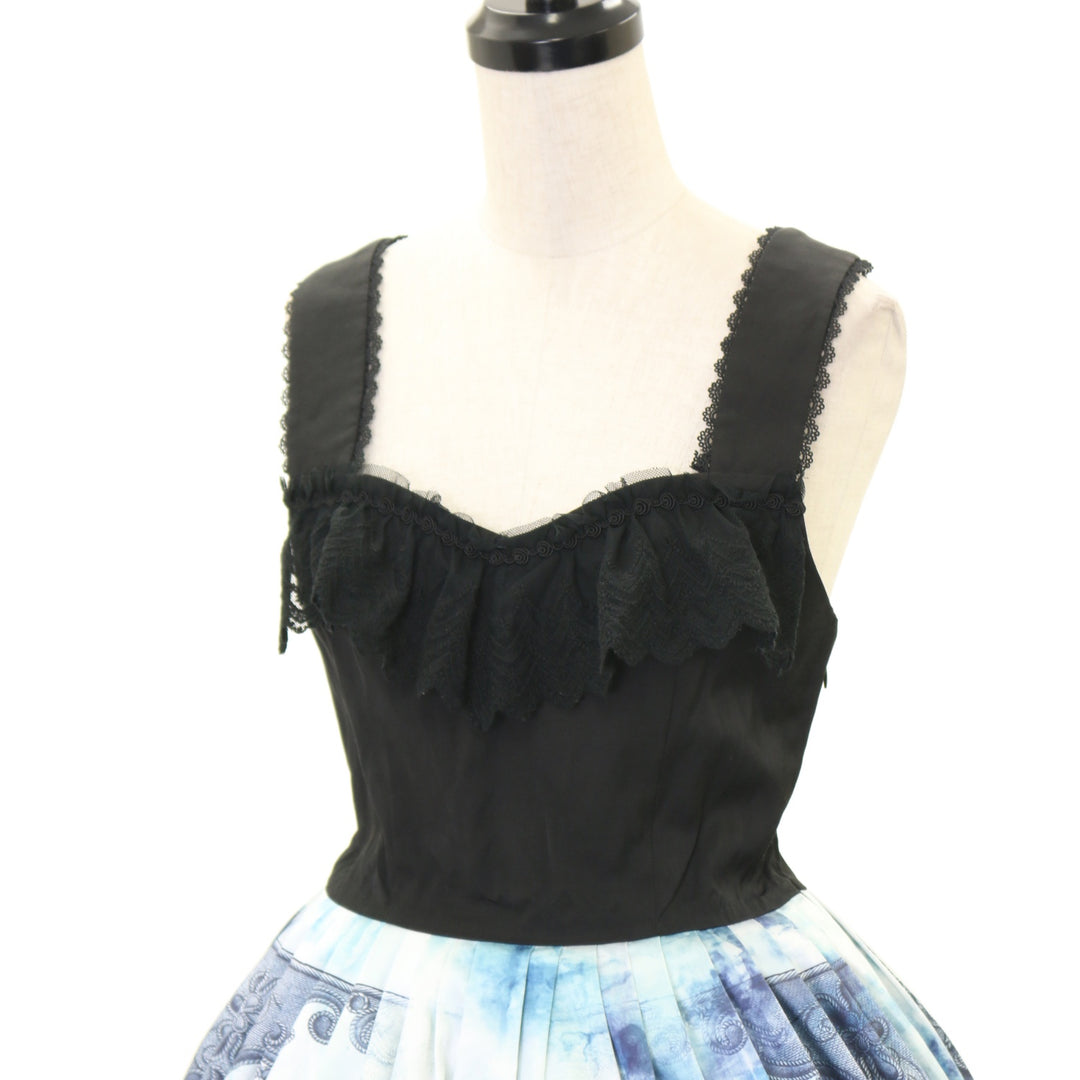 USED】【Mサイズ】Sirenettaプリントジャンパースカート | Sheglit
