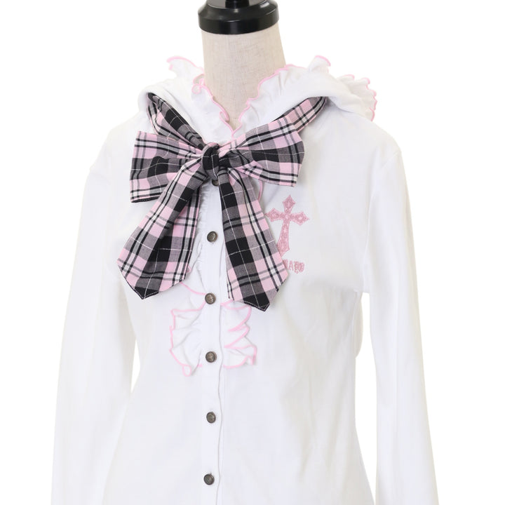 【2点セット】PUTUMAYO プトマヨ パーカー Tシャツ ゴスロリ ロリータ USED】【中二病でも恋がしたい！戀コラボ】凸守早苗 うさ耳フード