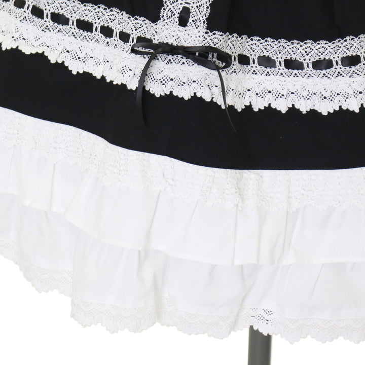 USED】mary・marryジャンパースカート（黒×オフ白） | BABY, THE STARS