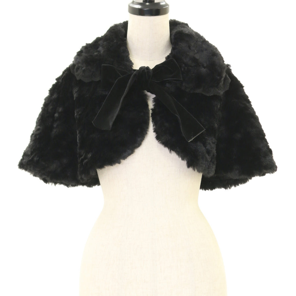 【50％OFF】 ファーケープ USED】【Mサイズ】Noble | Wunderwelt Sheglit ジャケット・アウター