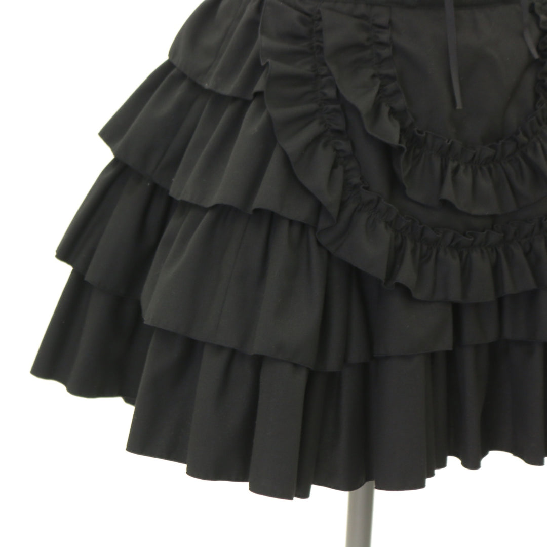 USED】【Mサイズ】コルセットエプロンスカート | BLACK PEACE NOW