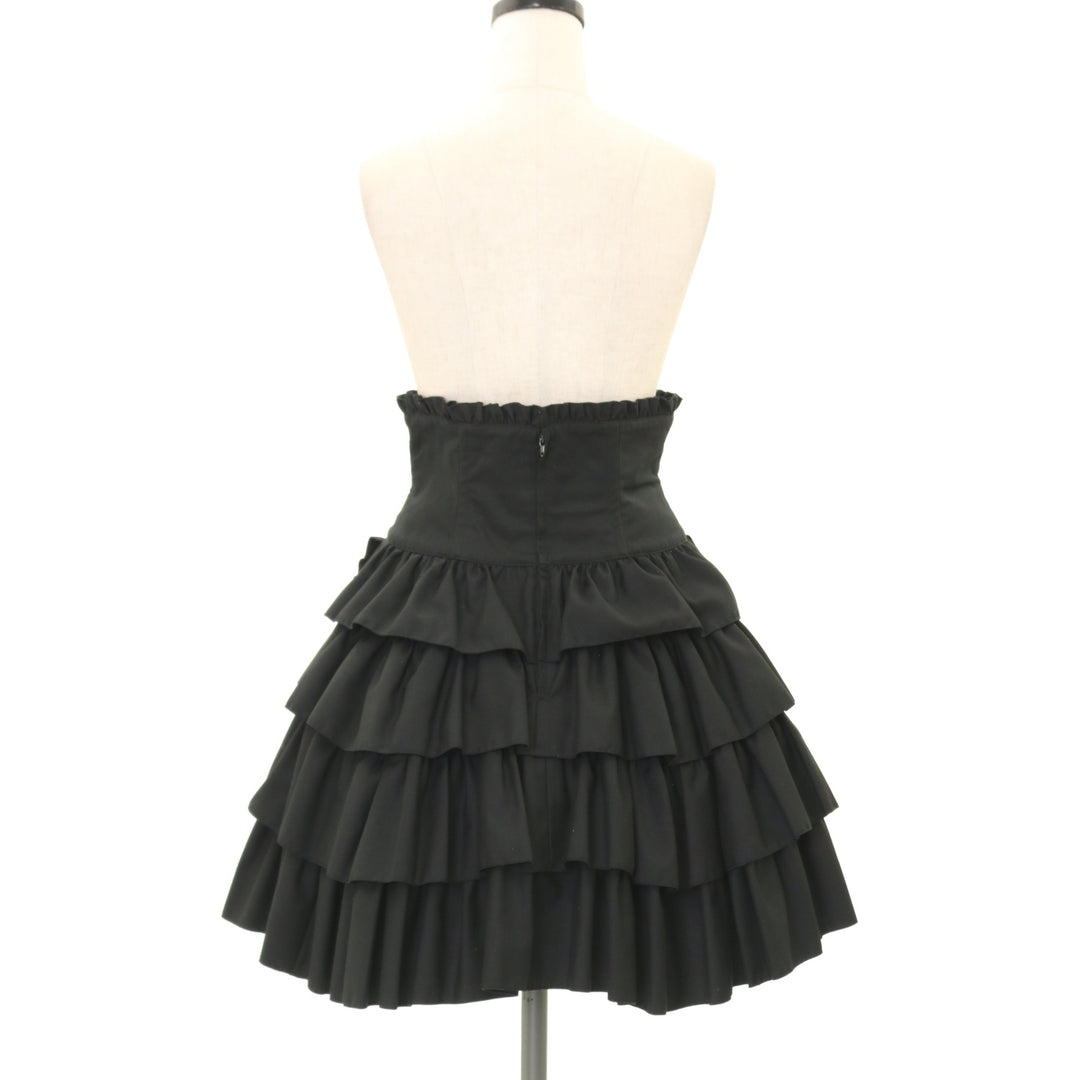 USED】【Mサイズ】コルセットエプロンスカート | BLACK PEACE NOW