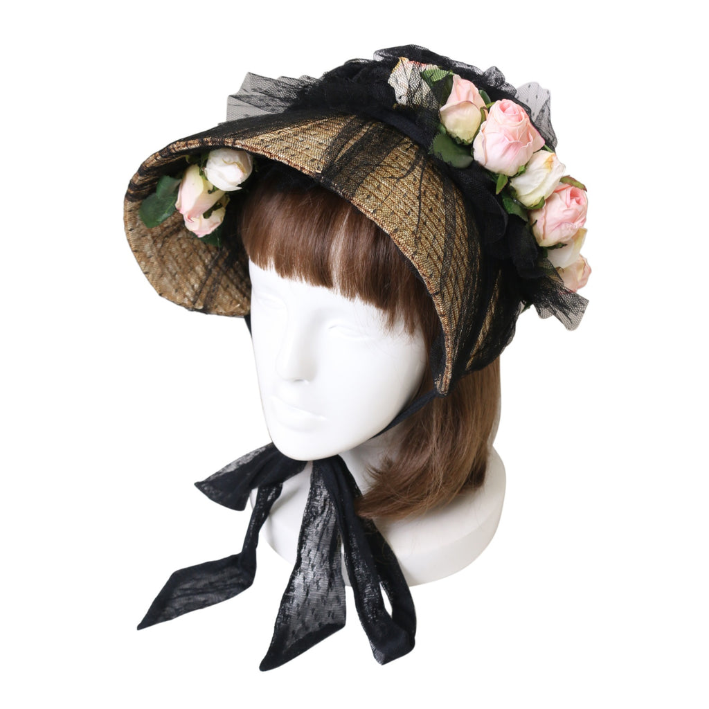 夏の花園 ボンネット ピンク 星箱works