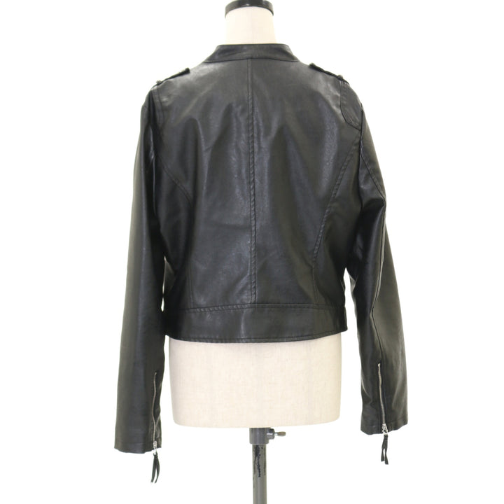 USED】Rozen Kavalier フェイクレザーライダースジャケット