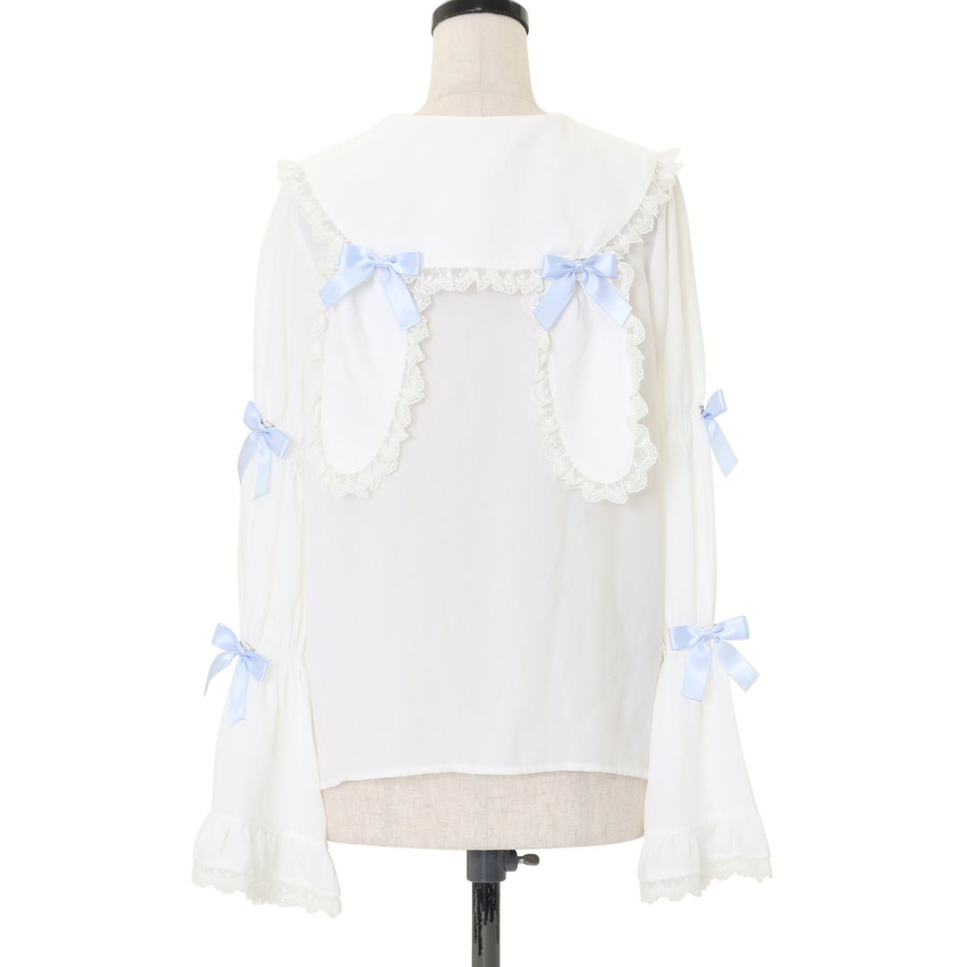 USED】Ribbon Ribbon Bunnyうさみみブラウス | Amavel Wunderwelt