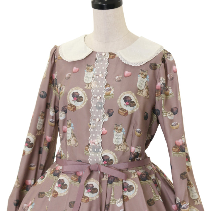 USED】【Mサイズ】ショコラティエキャットワンピース | Melody BasKet