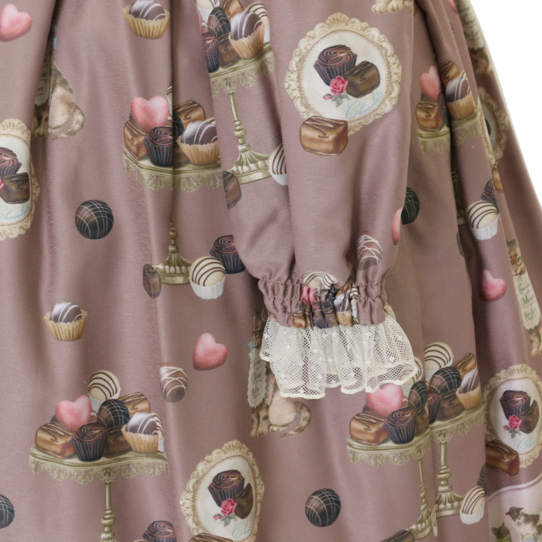 メロディーバスケット♡ショコラティエキャットワンピース USED】【Mサイズ】ショコラティエキャット ワンピース | Melody