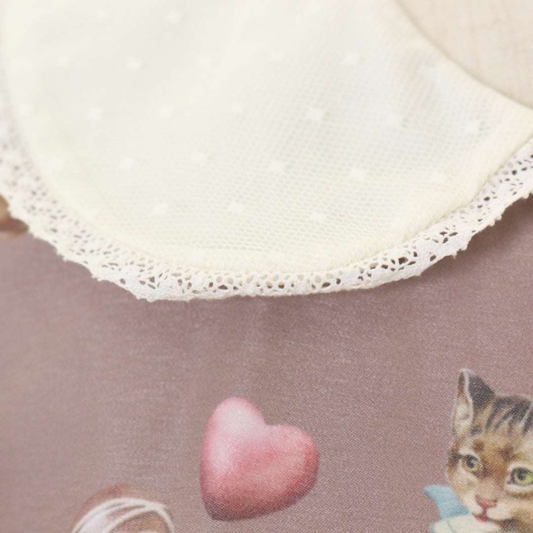 メロディーバスケット♡ショコラティエキャットワンピース USED】【Mサイズ】ショコラティエキャットワンピース | Melody