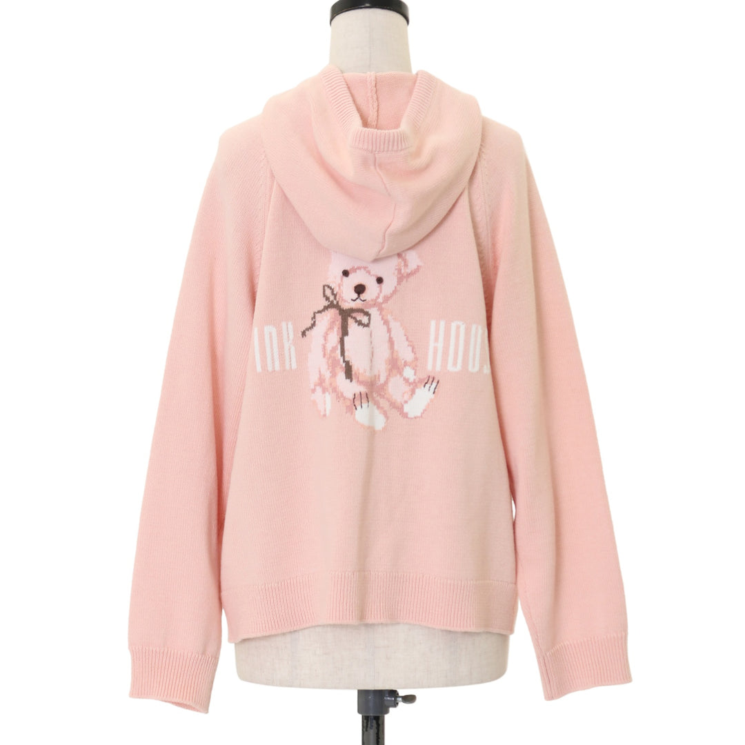 USED】桜Teddy編み込みニットパーカー | PINK HOUSE Wunderwelt Online