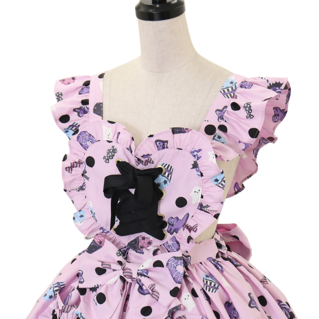 Happy Treat Party Cafe Skirt by Angelic Pretty