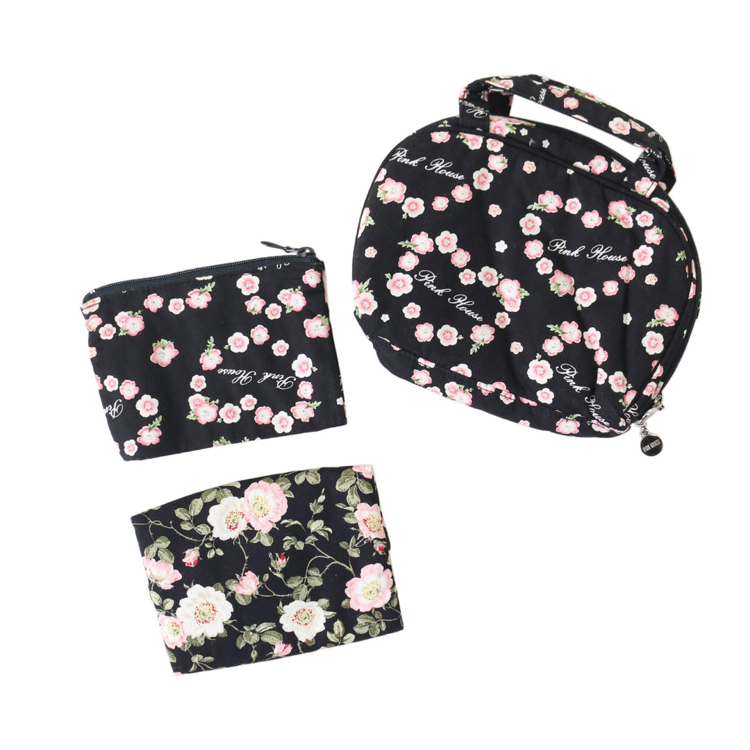 新品未使用　ピンクハウス　ポーチセット　くろ USED】ポーチ3点セット | PINK HOUSE Wunderwelt Online Shop - Gothic