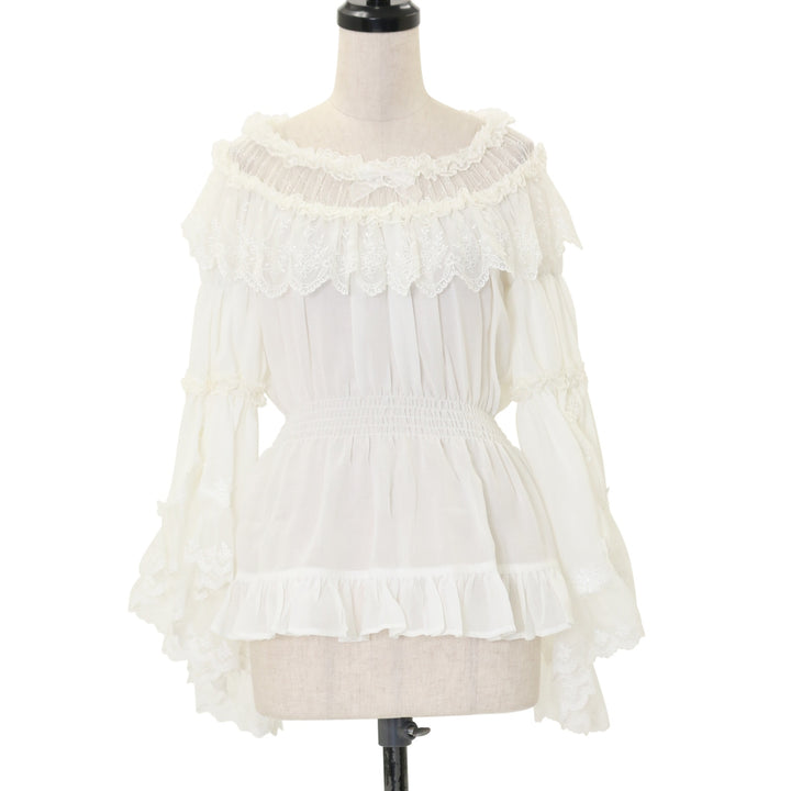 USED】【Elpress L】オフショルダー姫袖ブラウス | その他ブランド
