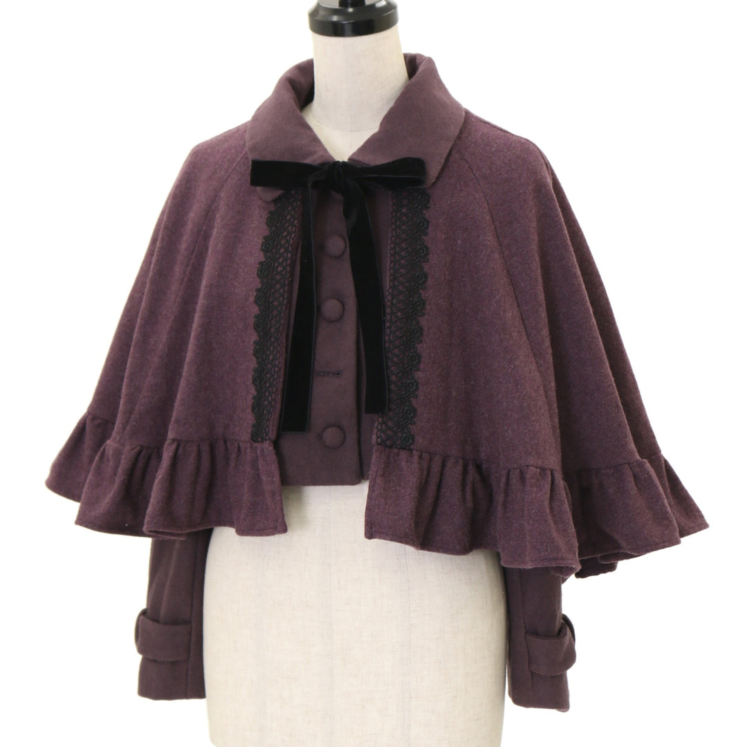 USED】【Mサイズ】Gretel ショートケープコート | Sheglit