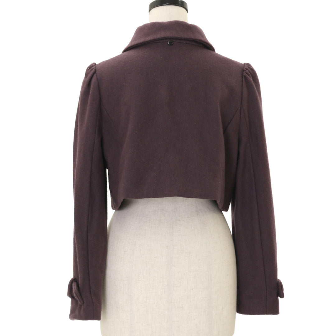 Sheglit Gretel ショートケープコート　ダークパープル Sheglit❤︎新作コートご予約スタート | atelierpierrot原宿店のブログ