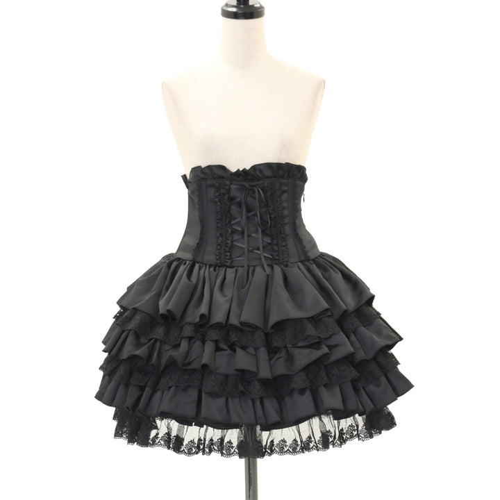 ATELIER PIERROT Mini Corset Skirt ブラック USED】Mini Corset Skirt | ATELIER-PIERROT Wunderwelt Online Shop