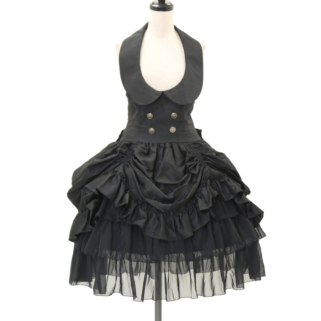 ATELIER BOZ　コルセット　ベストワンピース　編み上げ　ホルターネック ATELIER BOZコルセットベストワンピース編み上げホルターネック