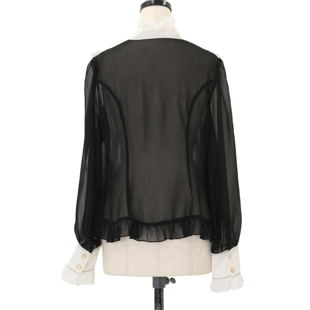 USED】シフォン切替ピンタックブラウス | Angelic Pretty | ロリータ