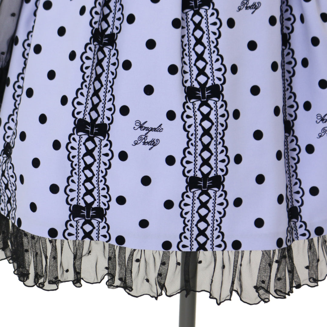 Angelic Pretty Actress Laceワンピ&カチュ　未使用 USED】Actress Laceワンピース | Angelic Pretty | ロリータ ゴスロリ