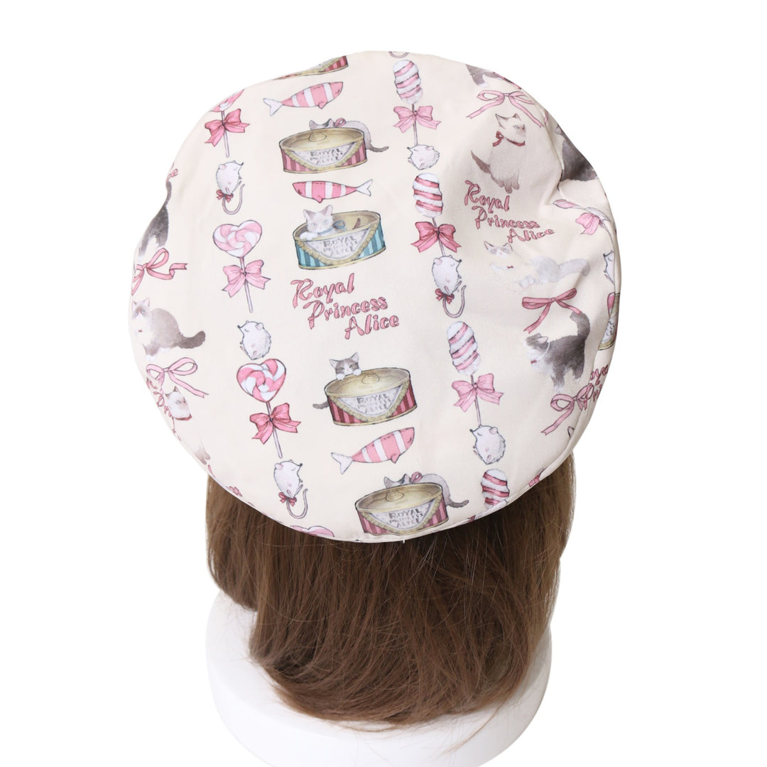 USED】Wrapping Ribbon Cat・ねこ助コラボ ベレー帽