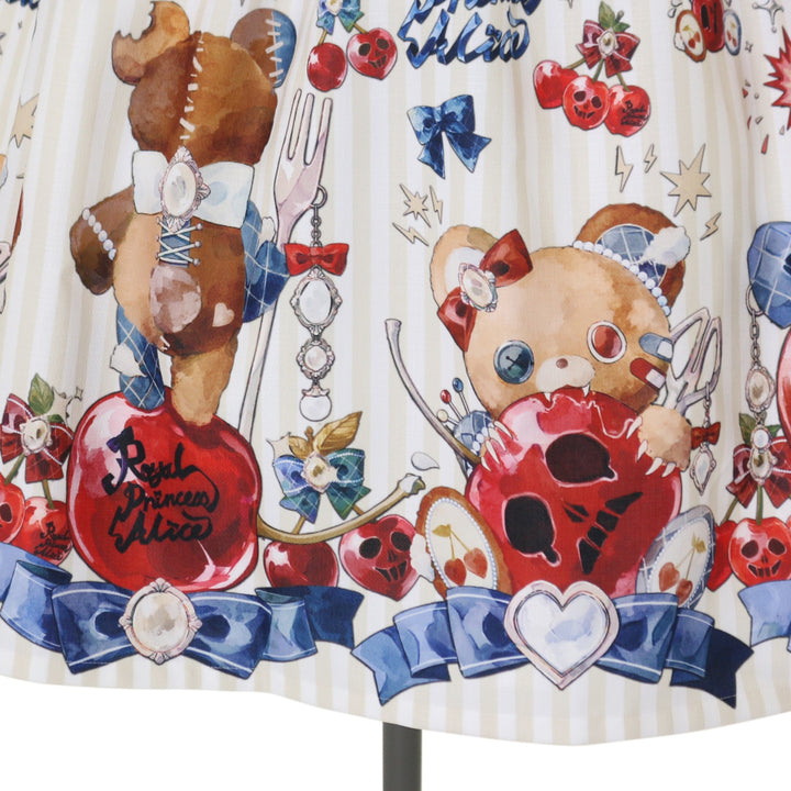 スカルサイコチェリー Spinコラボ ジャンパースカート USED】スカルサイコチェリー・Spinコラボ ジャンパースカート