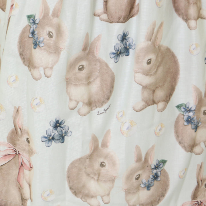 ルルゲッタ　うさぎ　花柄　ワンピース USED】『Little Rabbit』フラワーレースキャミワンピース | Leur
