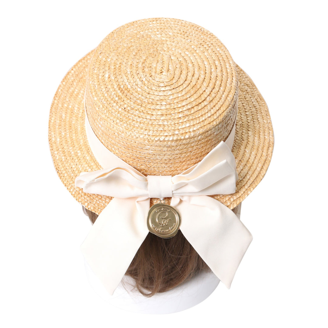 USED】プレートリボン付カンカン帽 | Amavel Wunderwelt Online Shop