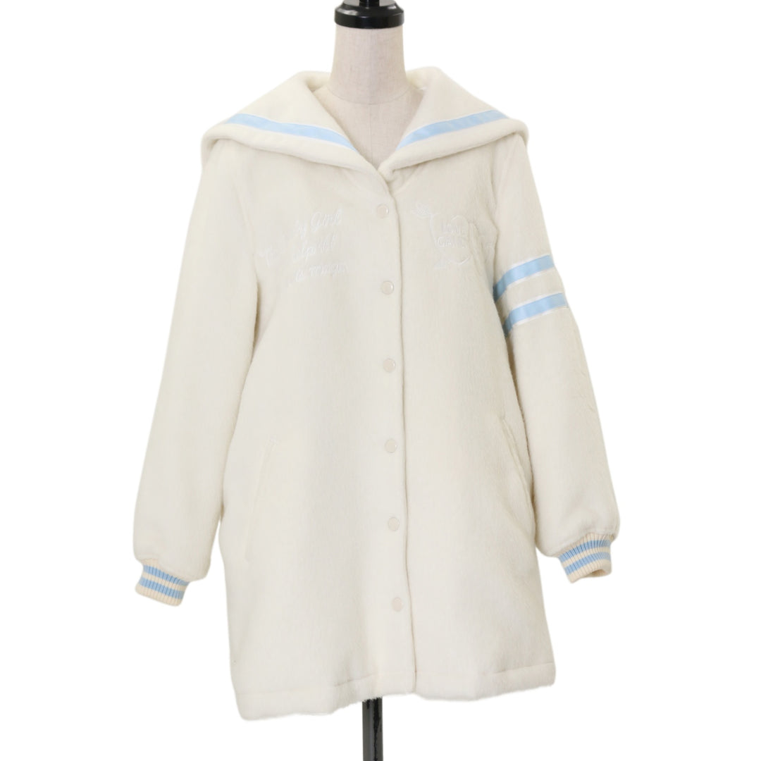 USED】【Mサイズ】LOVE CANDY SAILOR STADIUM COAT | Candy Stripper 