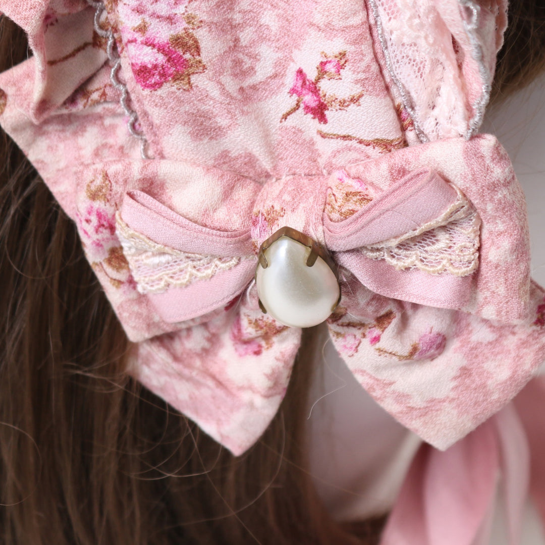 USED】Antique rose 〜小鳥たちのさえずり～ ハーフボンネット