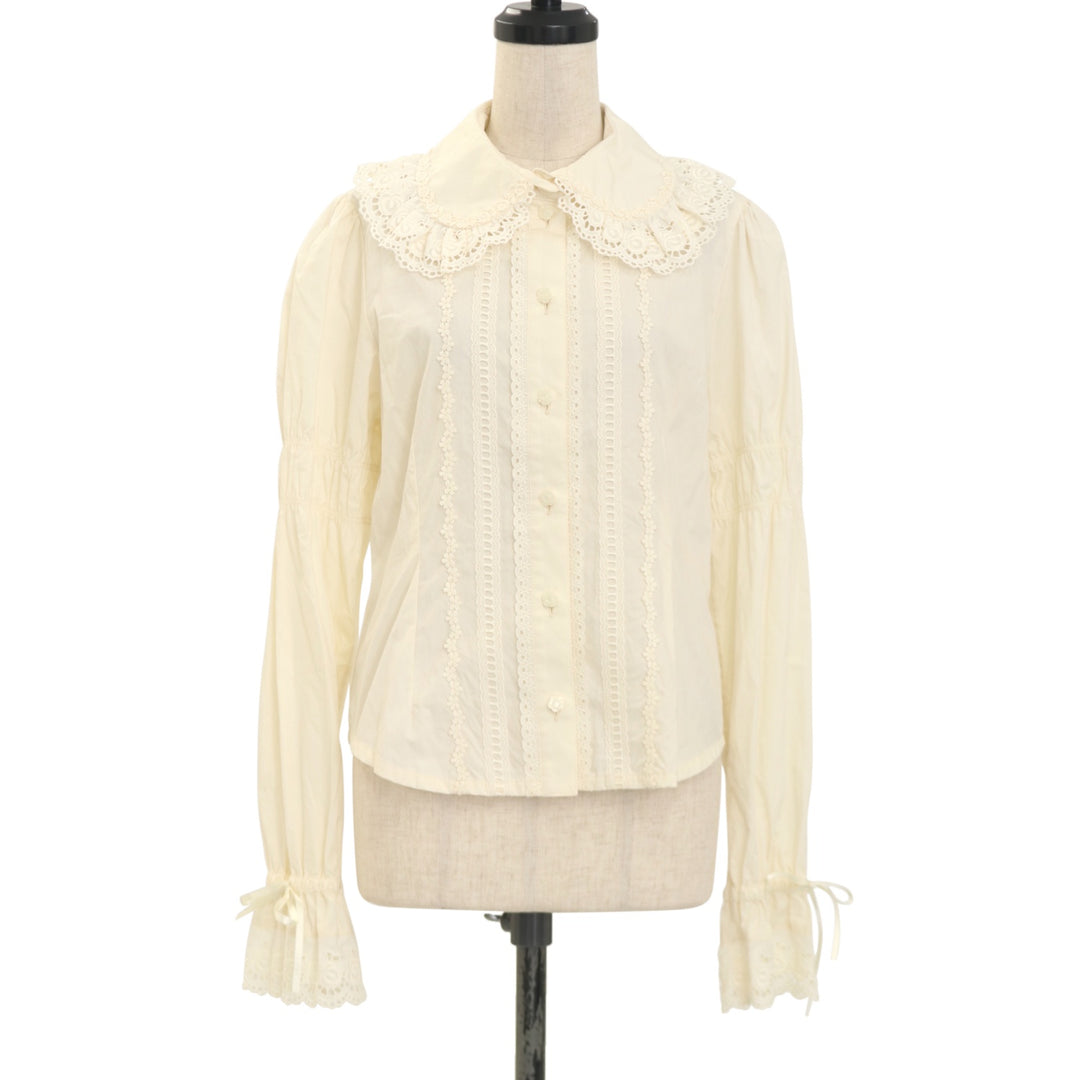 BABY,TSSB 袖ピンタック2重衿ブラウス ベイビーザスターズシャイン