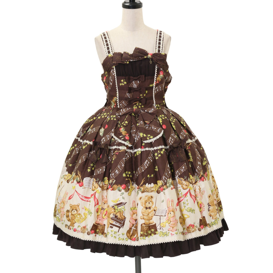 USED】森の音楽隊バッスルジャンパースカート | metamorphose