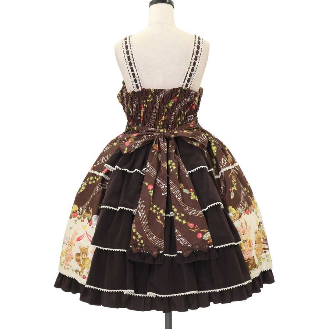 USED】森の音楽隊バッスルジャンパースカート | metamorphose