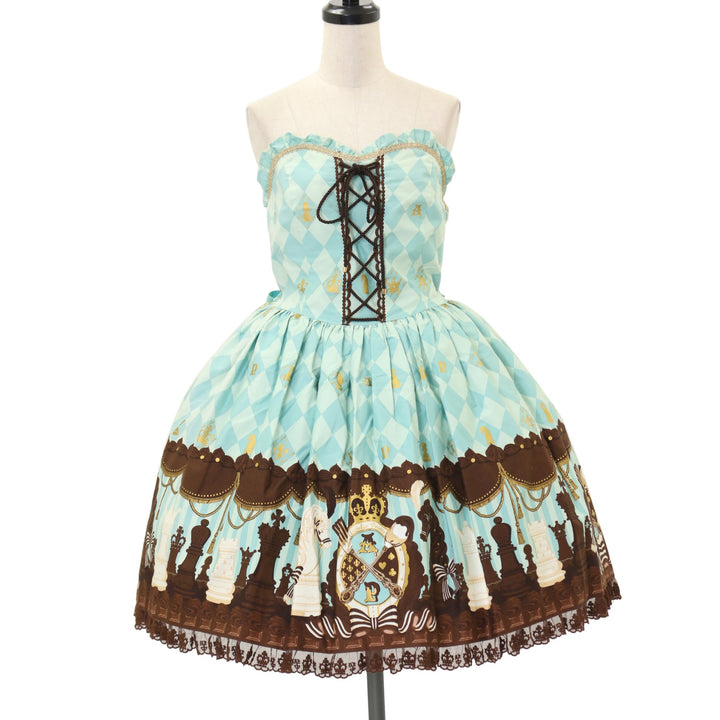 USED】Chess Chocolateビスチェ風ジャンパースカート | Angelic Pretty